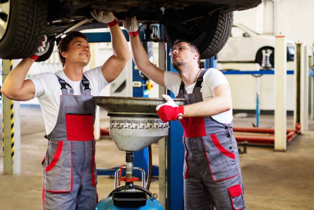 Profesionálna výmena motorového oleja